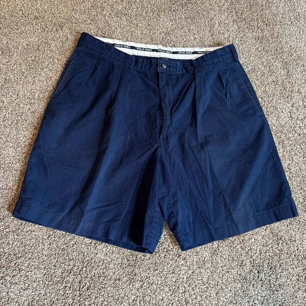 Men's Size 36 Navy Blue Polo Golf Shorts